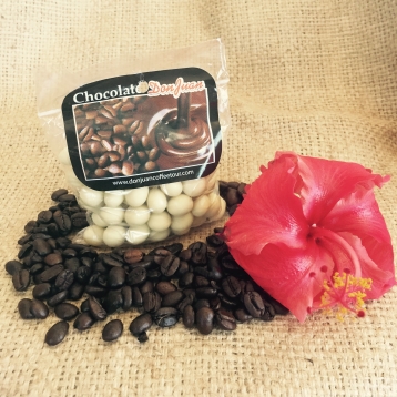 White Chocolate Covered Coffee Beans